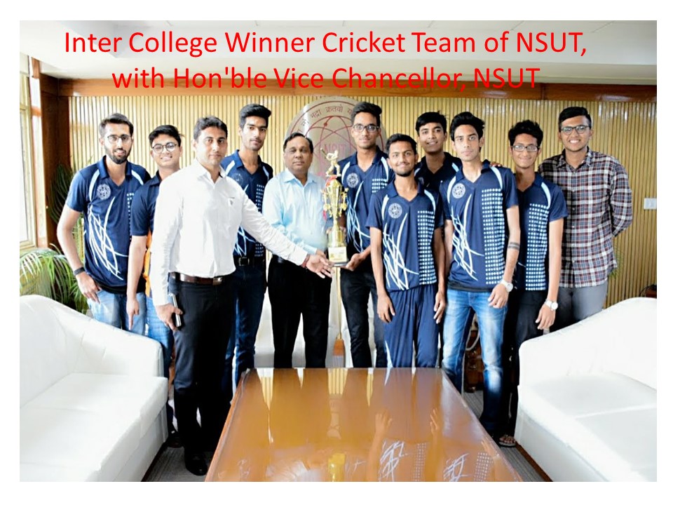Winner Cricket team with Trophy