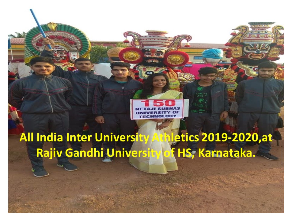 NSUT athletes at All India Inter University
