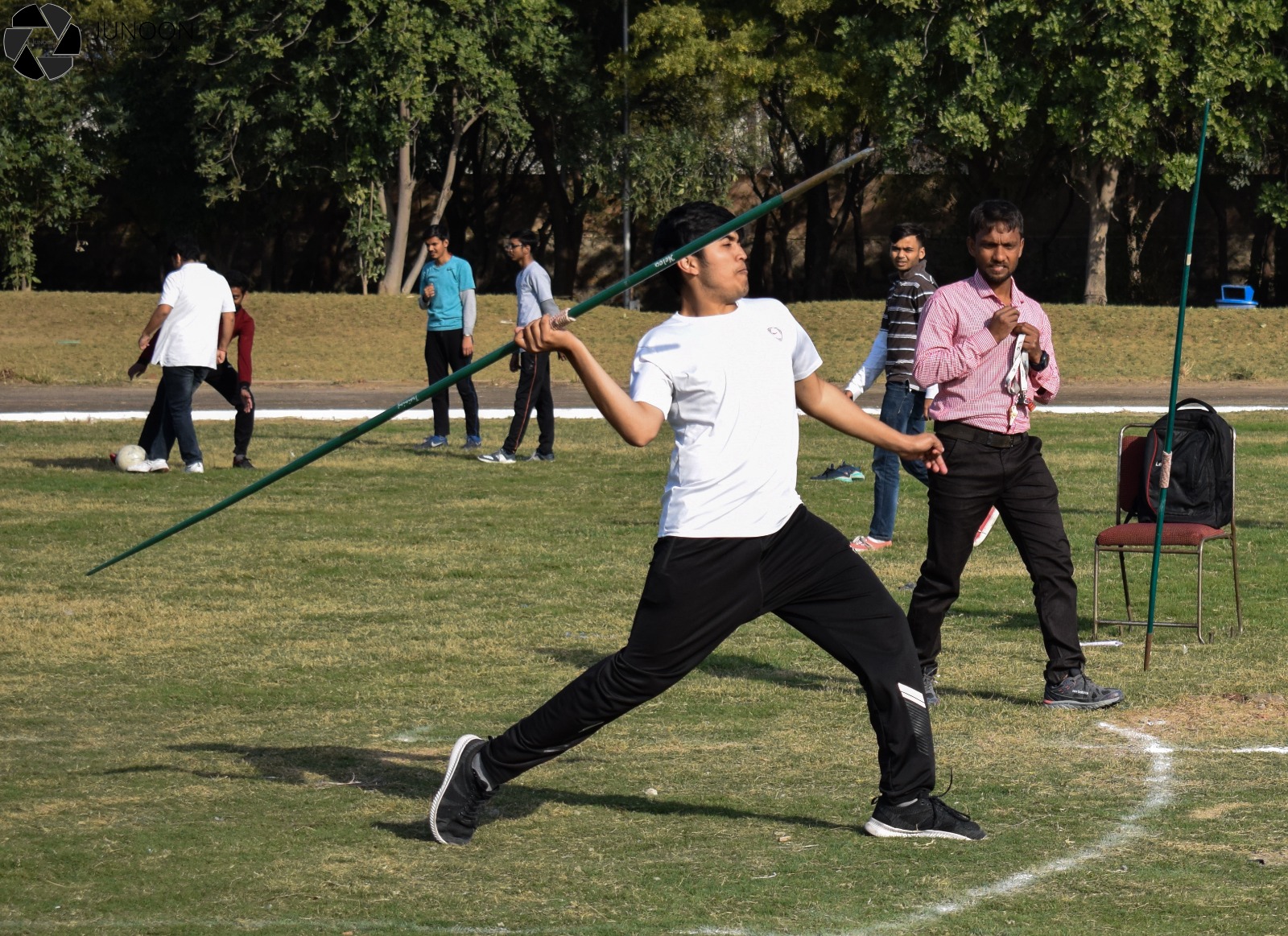 Javelin Throw in action